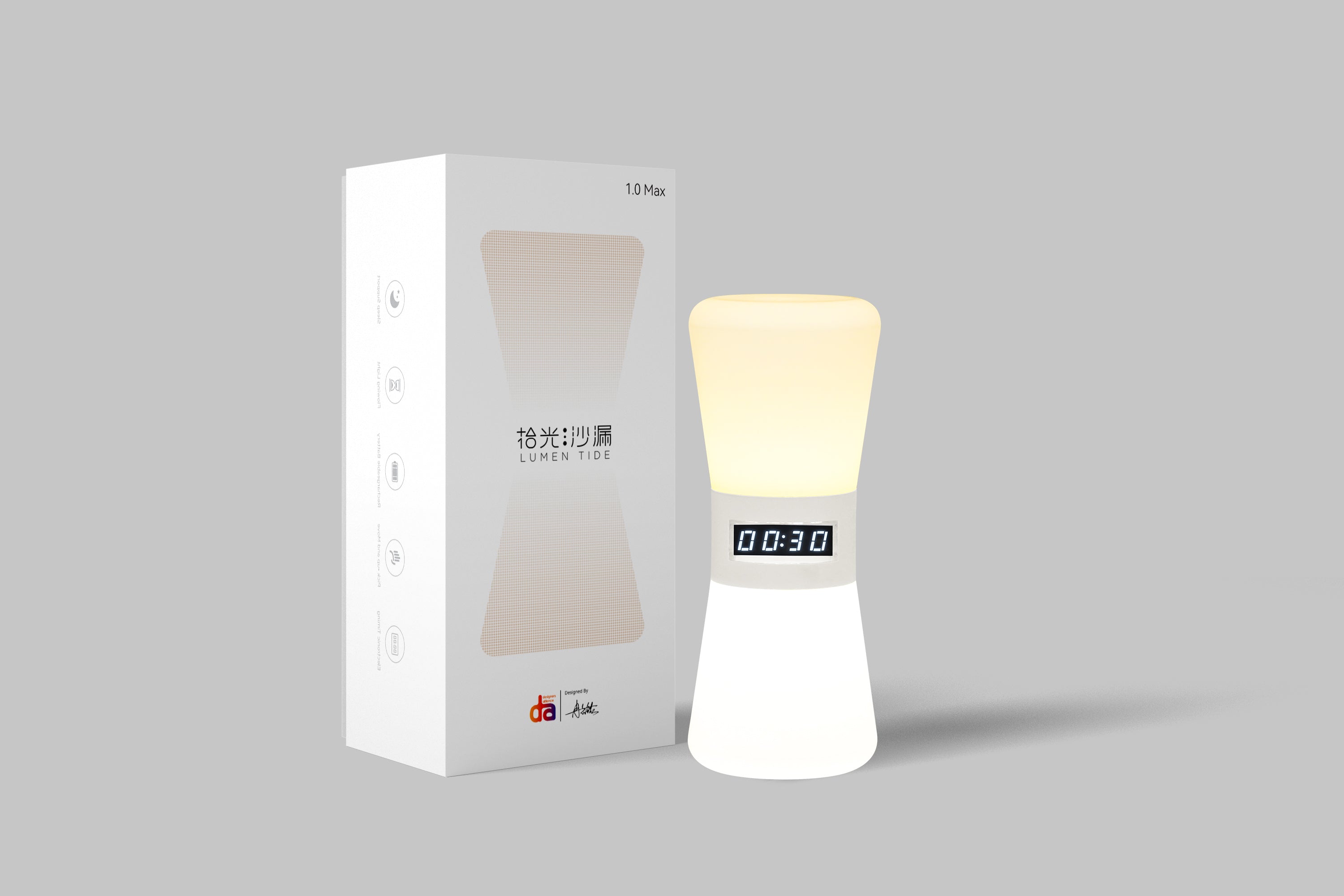 LUMEN TIDE - Hourglass Lamp