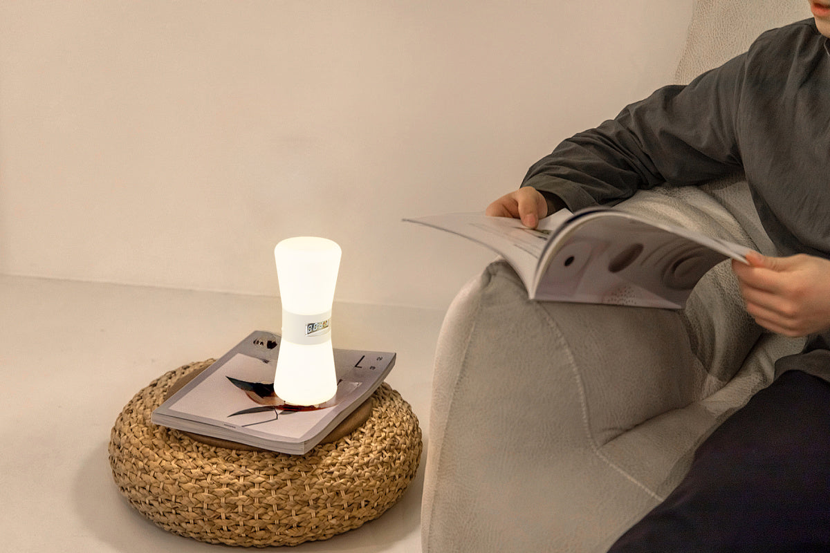 LUMEN TIDE - Hourglass Lamp